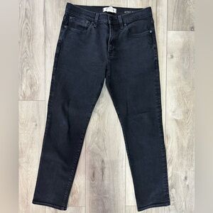 Madewell Men's Black Athletic Slim Jeans 32x30